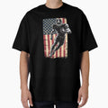 American Flag Football Player Sports T-Shirt - Unique Graphic Men Women - T-Shirt, Sweatshirt, Hoodie