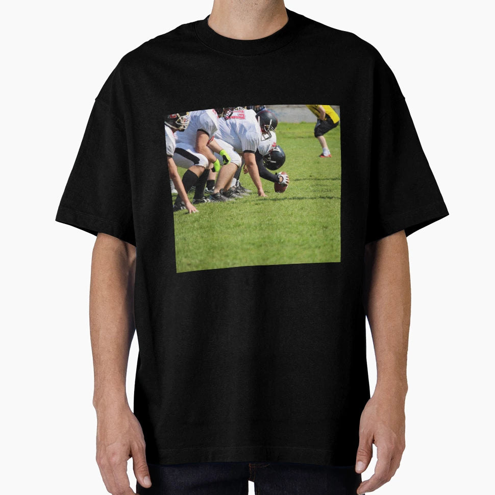 American Football Players Field T-Shirt - Graphic Print for Adults - T-Shirt, Sweatshirt, Hoodie