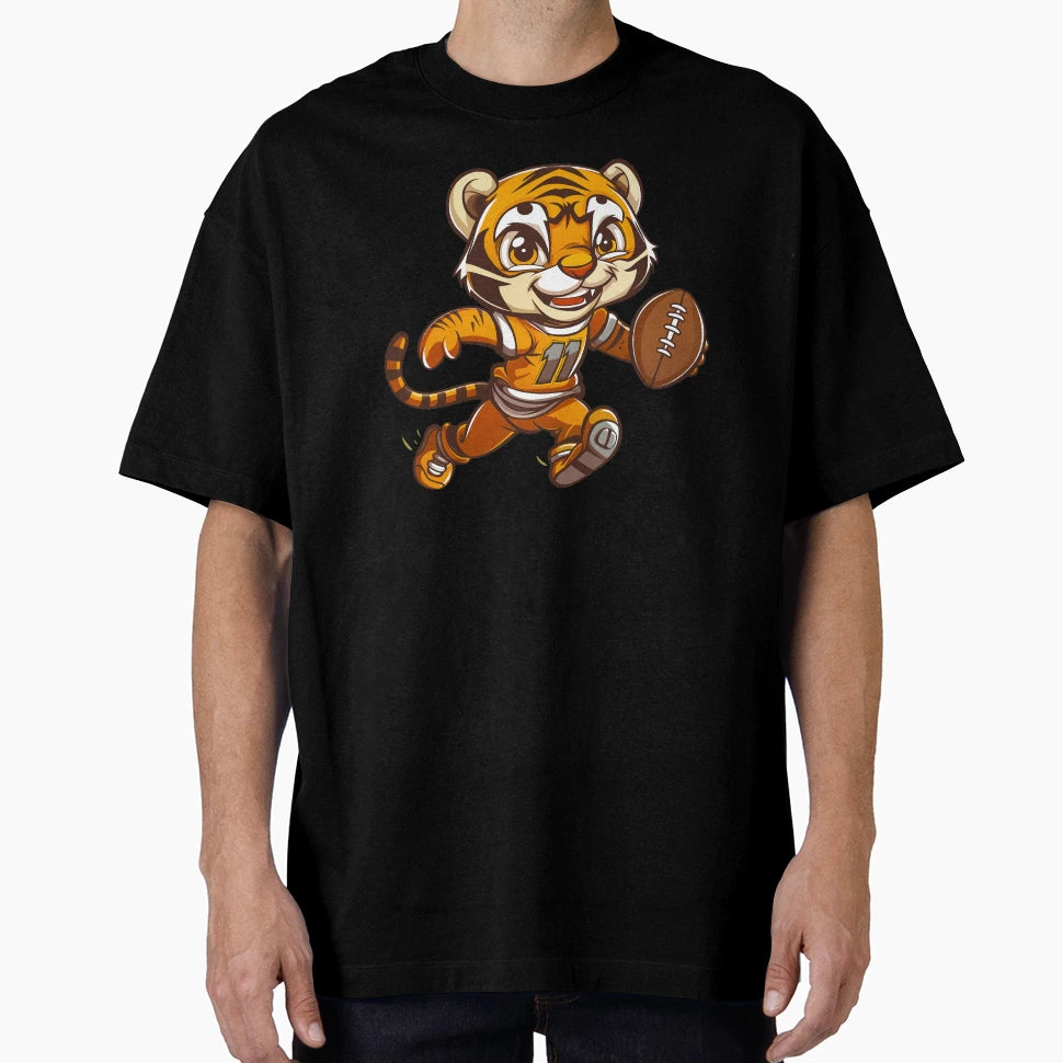Tiger American Football T-Shirt - Novelty Apparel Men Women - T-Shirt, Sweatshirt, Hoodie