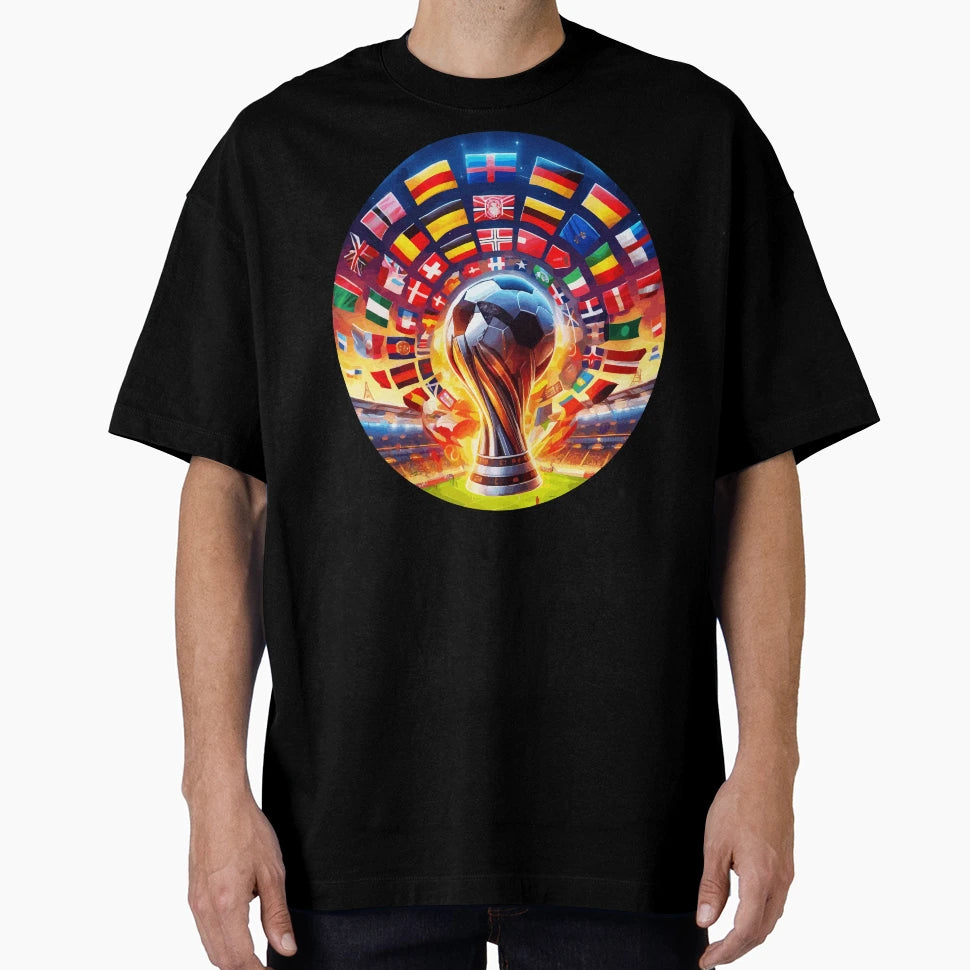 Global Football Fever Road To Victory T-Shirt - Novelty Apparel Unisex - T-Shirt, Sweatshirt, Hoodie