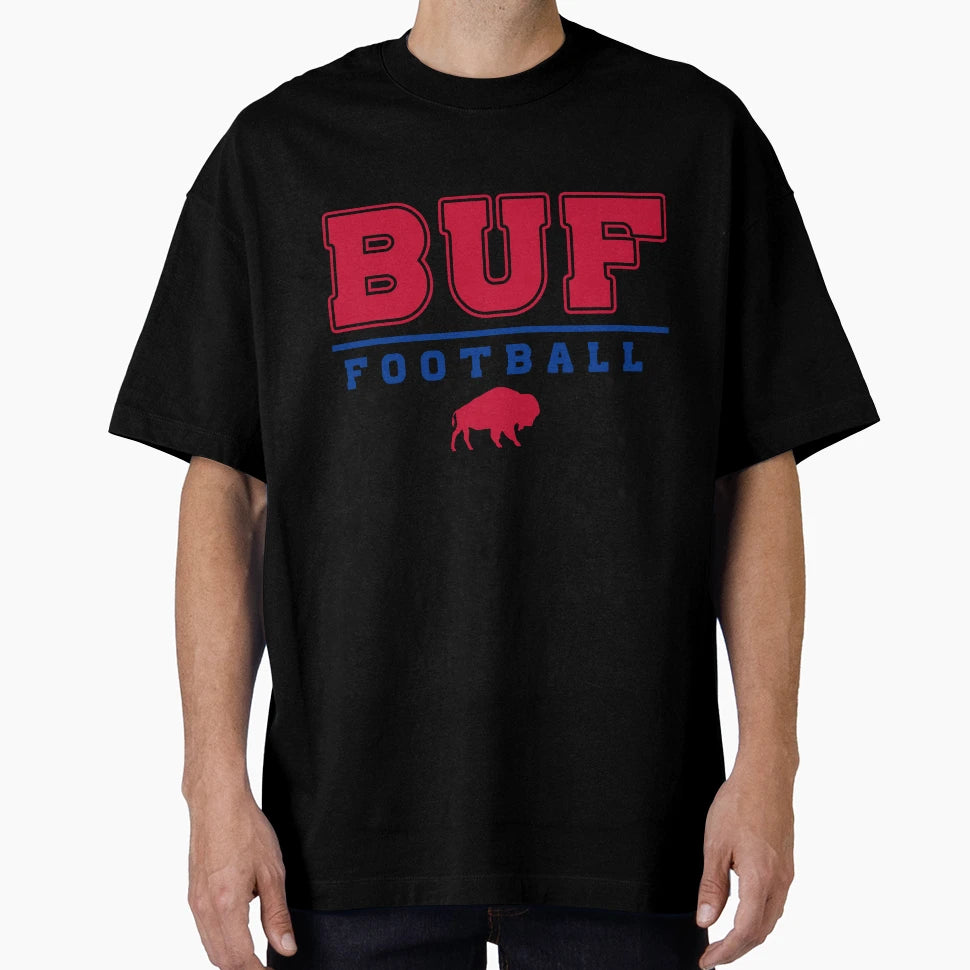 Buf Football Buffalo Football T-Shirt - Custom Art Print Men Women - T-Shirt, Sweatshirt, Hoodie