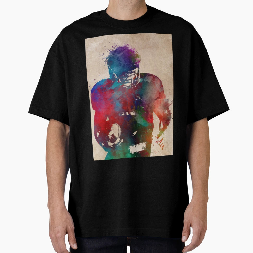 American Football Player Football Sport T-Shirt - Unique Graphic for Adults - T-Shirt, Sweatshirt, Hoodie