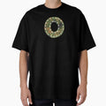 O Letter Sewn Camouflage Camouflage Patch T-Shirt - Novelty Apparel Unisex - T-Shirt, Sweatshirt, Hoodie