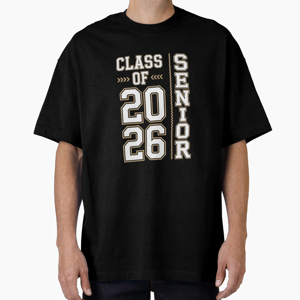 2026 Graduate Senior 26 High School T-Shirt - Unique Graphic Unisex - T-Shirt, Sweatshirt, Hoodie