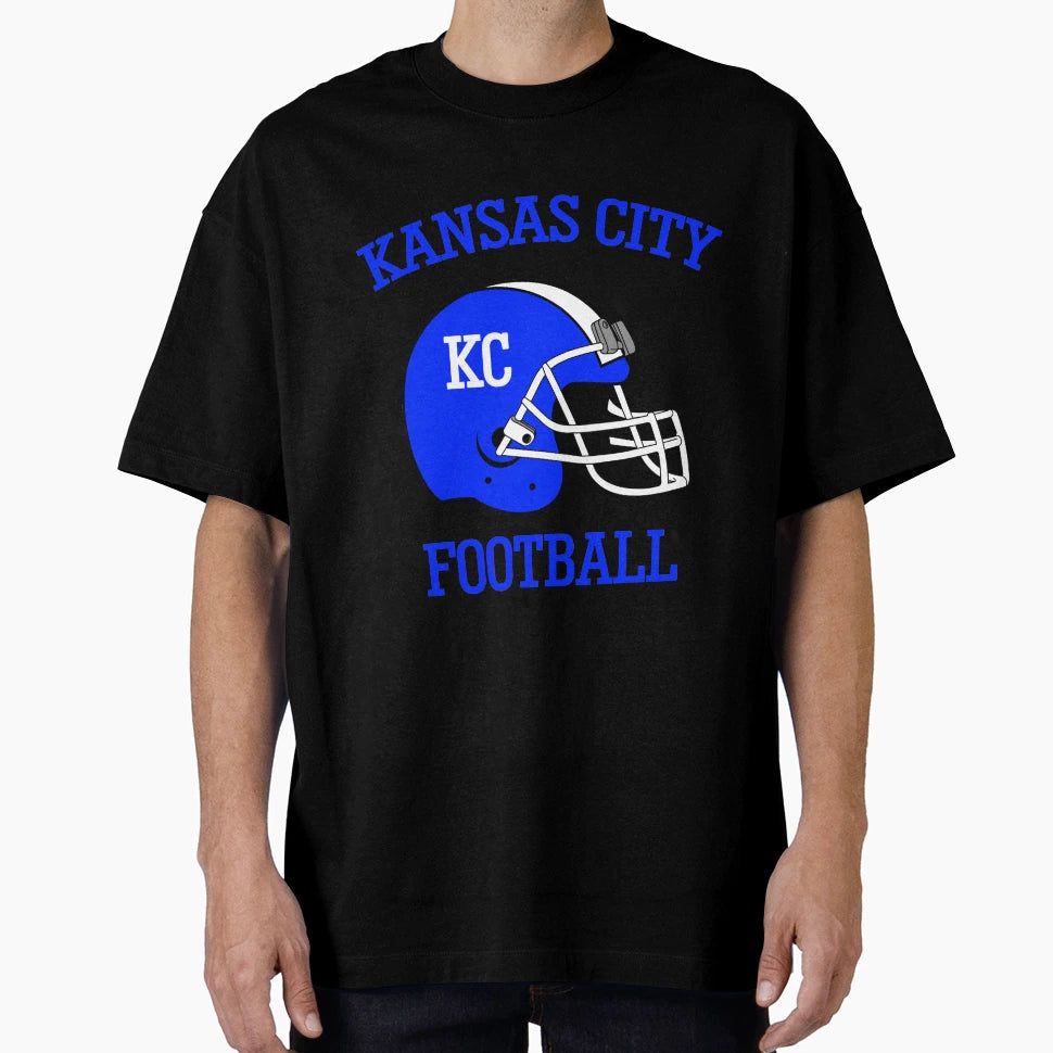 Kansas City Football And T-Shirt - Custom Art Print for Adults - T-Shirt, Sweatshirt, Hoodie