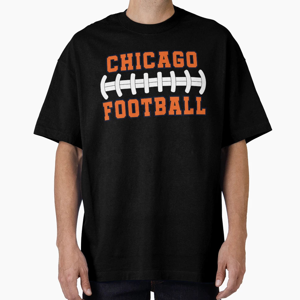 Chicago Football T-Shirt - Minimalist Print Unisex - T-Shirt, Sweatshirt, Hoodie