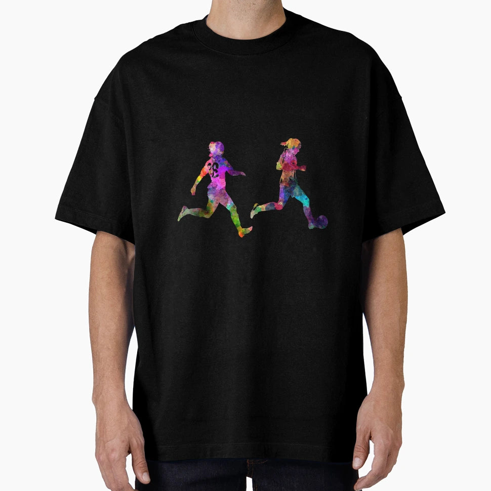 Playing Soccer Football Player T-Shirt - Aesthetic Graphic for Adults - T-Shirt, Sweatshirt, Hoodie