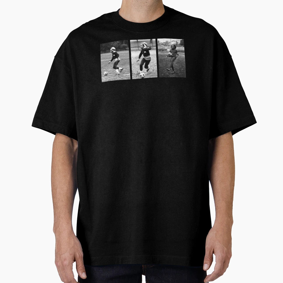 Bob M Playing Soccer T-Shirt - Streetwear Style for Adults - T-Shirt, Sweatshirt, Hoodie