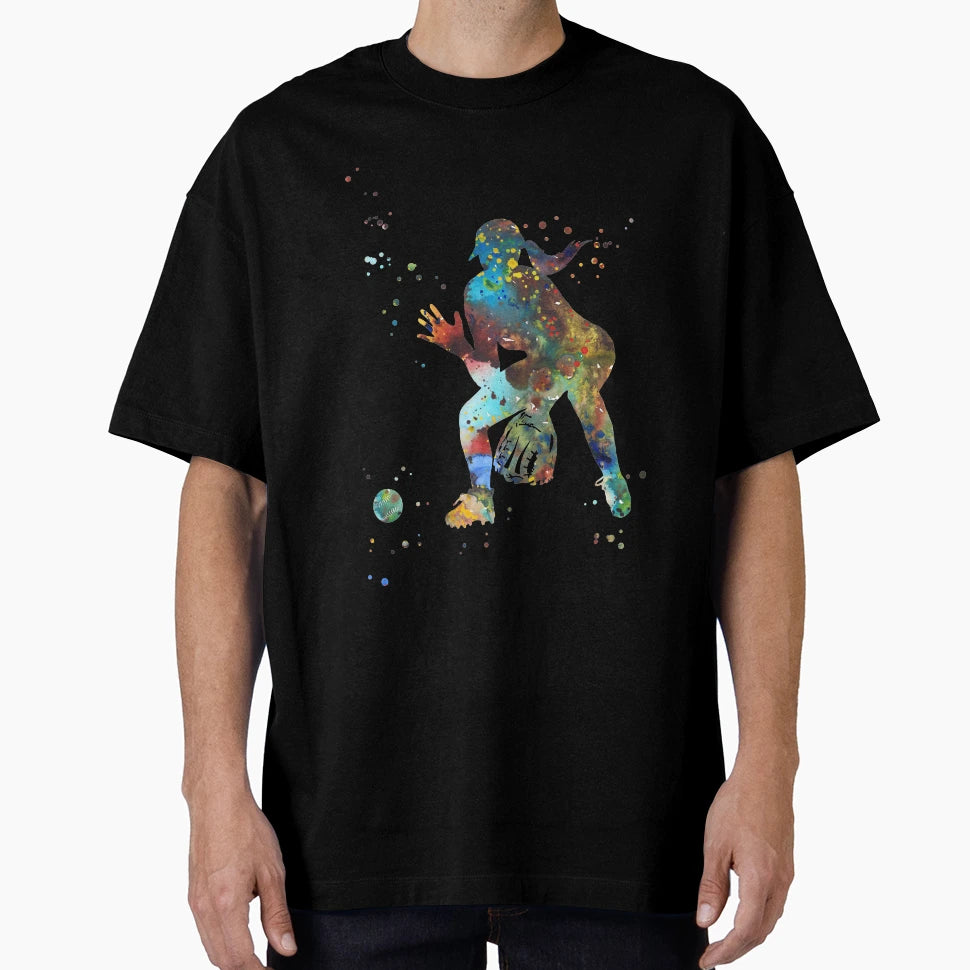 Softball Player T-Shirt - Graphic Print Unisex - T-Shirt, Sweatshirt, Hoodie