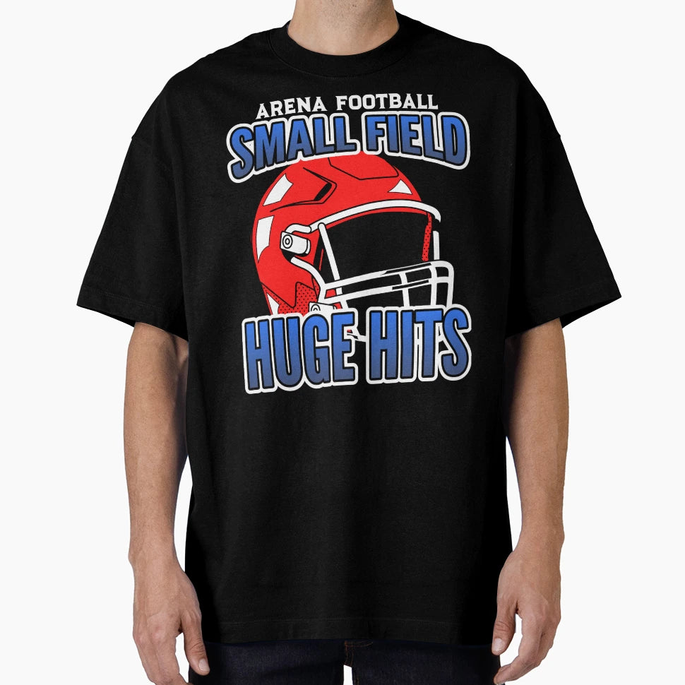 Arena Football Small Field Huge T-Shirt - Casual Everyday Wear Men Women - T-Shirt, Sweatshirt, Hoodie