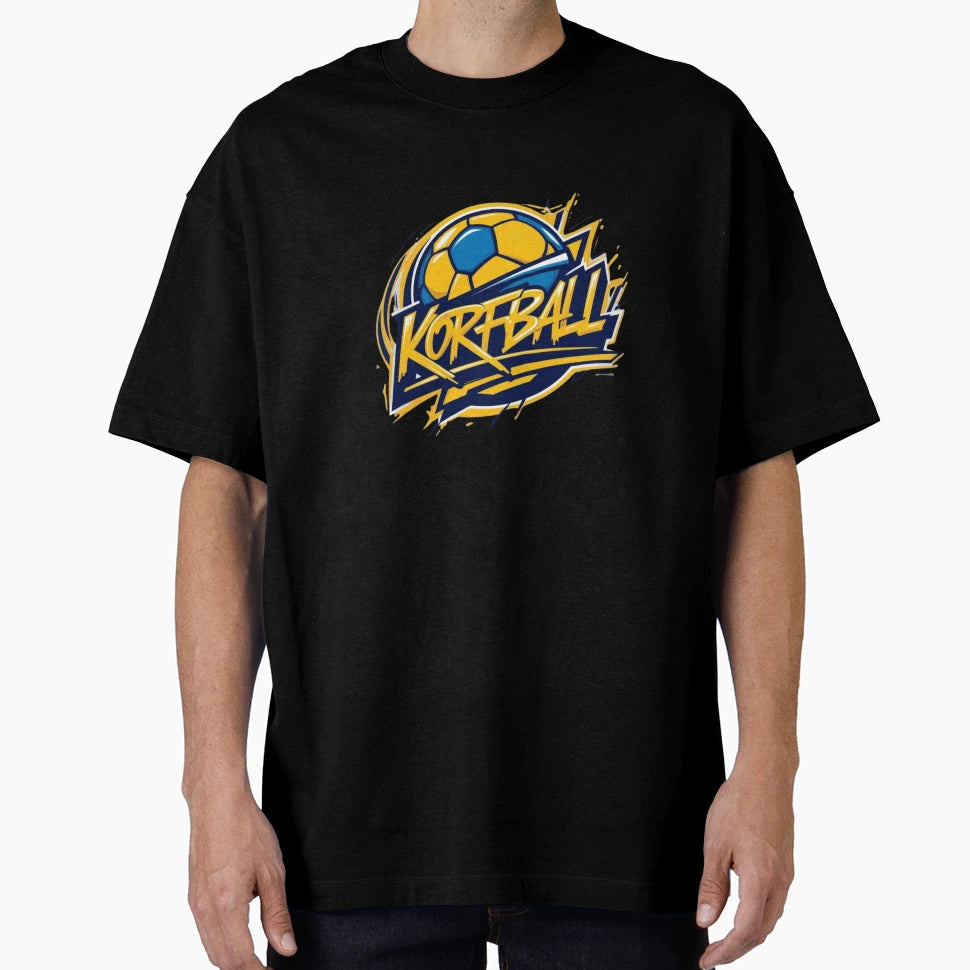 Korfball Logo Ball T-Shirt - Minimalist Print Men Women - T-Shirt, Sweatshirt, Hoodie