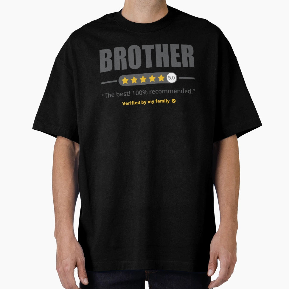 Five Stars Brother V2 T-Shirt - Custom Art Print Unisex - T-Shirt, Sweatshirt, Hoodie