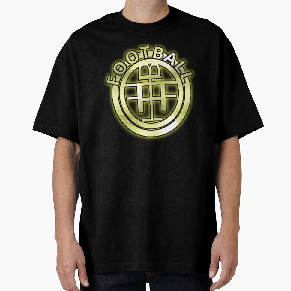 Golden Football Logo T-Shirt - Casual Everyday Wear Unisex - T-Shirt, Sweatshirt, Hoodie