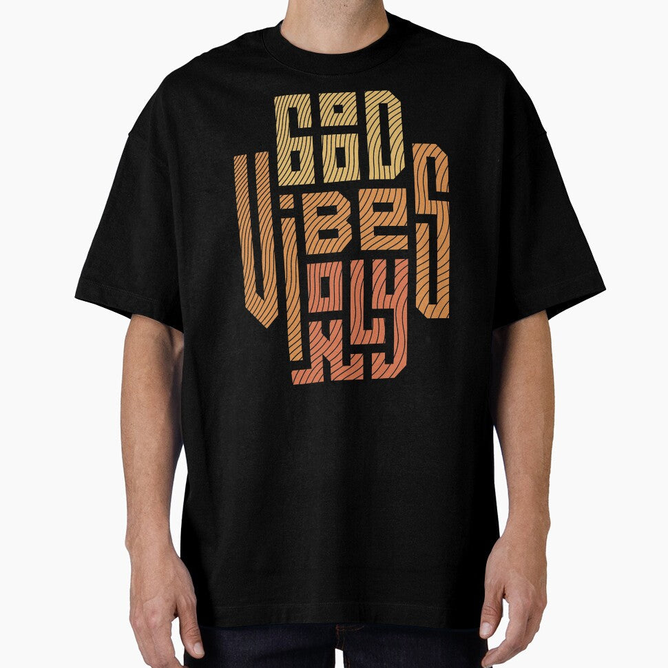 Good vibes only typography by NexeDesigns - Adult & Kids T-Shirts, Sweatshirts & Hoodies apparel design preview 1