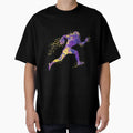 American Football Player Watercolor Sports T-Shirt - Unique Graphic Unisex - T-Shirt, Sweatshirt, Hoodie