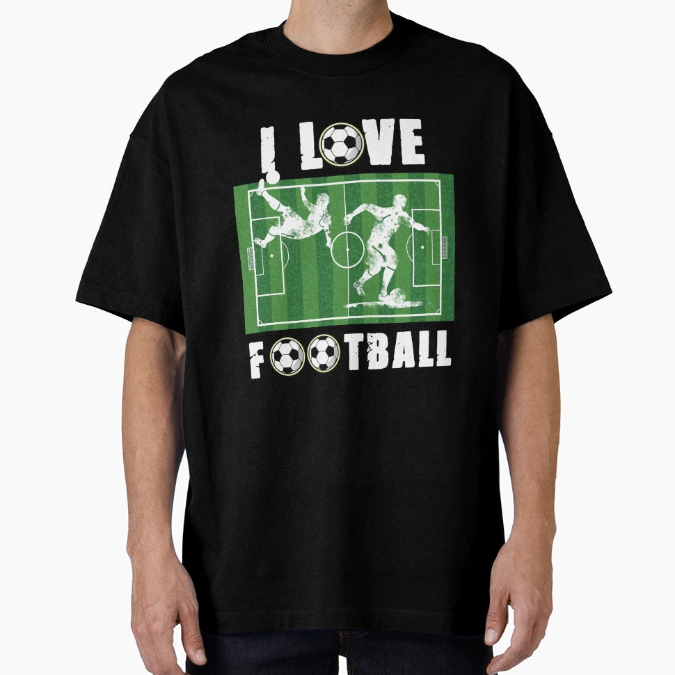 I Love Football T-Shirt - Novelty Apparel Unisex - T-Shirt, Sweatshirt, Hoodie