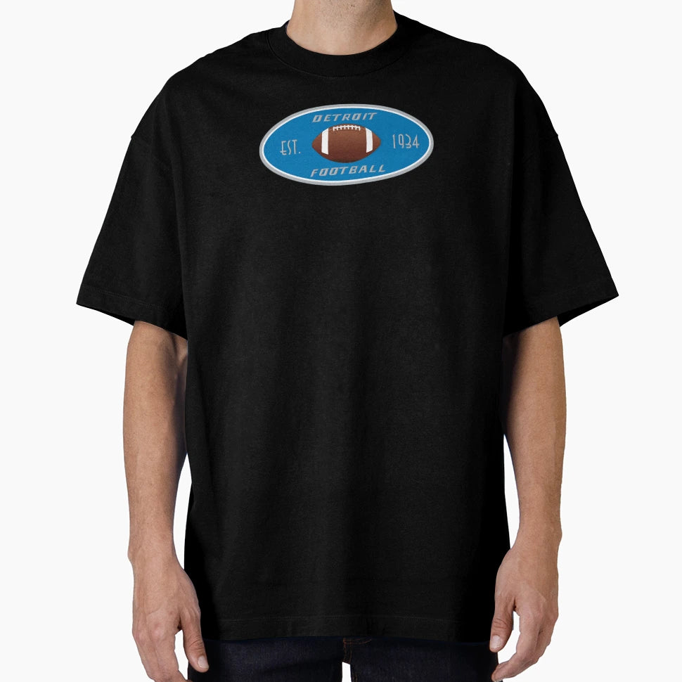 Detroit Football T-Shirt - Aesthetic Graphic Men Women - T-Shirt, Sweatshirt, Hoodie
