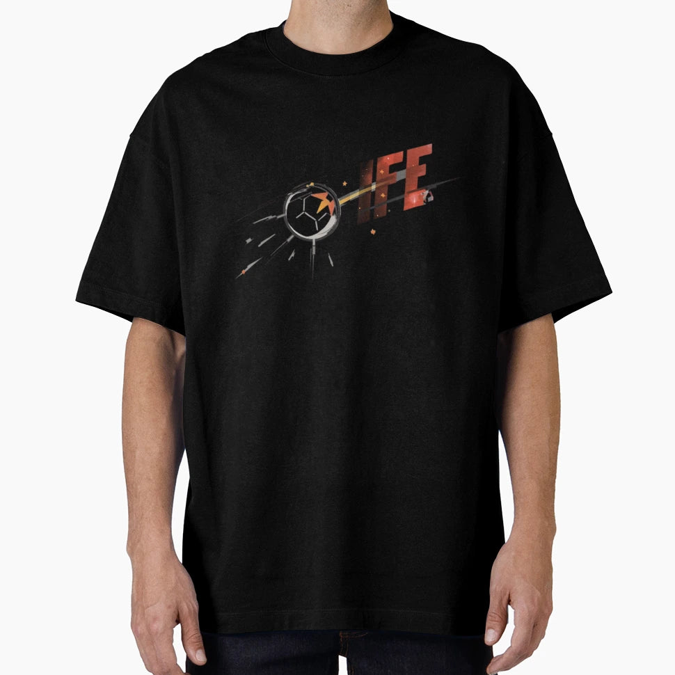 Football Is Life Minimalist Modern T-Shirt - Trendy Graphic for Adults - T-Shirt, Sweatshirt, Hoodie