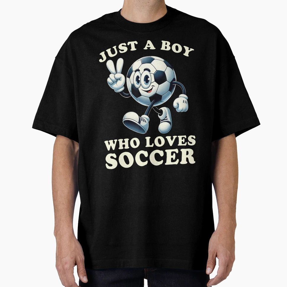 Just Who Loves Soccer Soccer Player T-Shirt - Novelty Apparel Unisex - T-Shirt, Sweatshirt, Hoodie