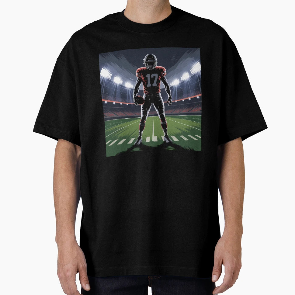 American Football Art Illustration T-Shirt - Custom Art Print for Adults - T-Shirt, Sweatshirt, Hoodie