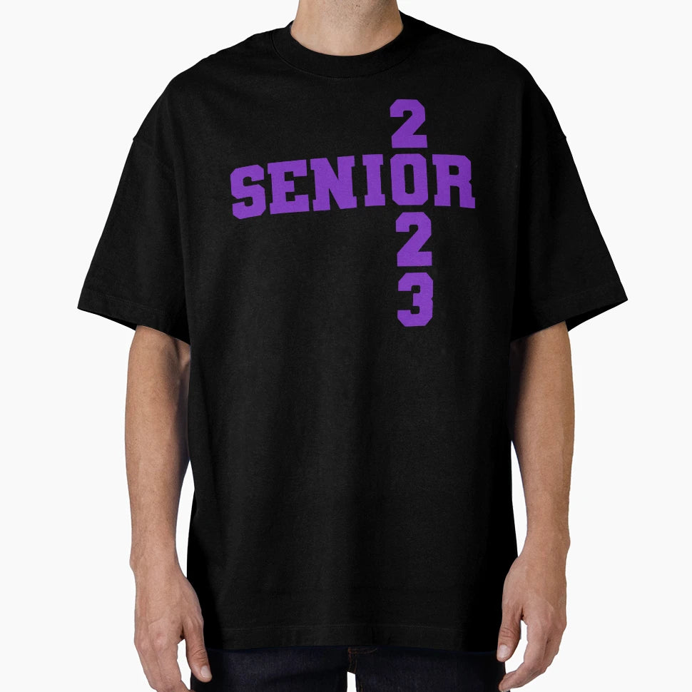 Seniors Class 2023 Purple Graduation T-Shirt - Streetwear Style Unisex - T-Shirt, Sweatshirt, Hoodie