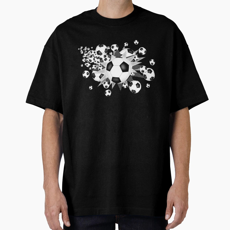 Soccer Ball Blowout T-Shirt - Graphic Print for Adults - T-Shirt, Sweatshirt, Hoodie
