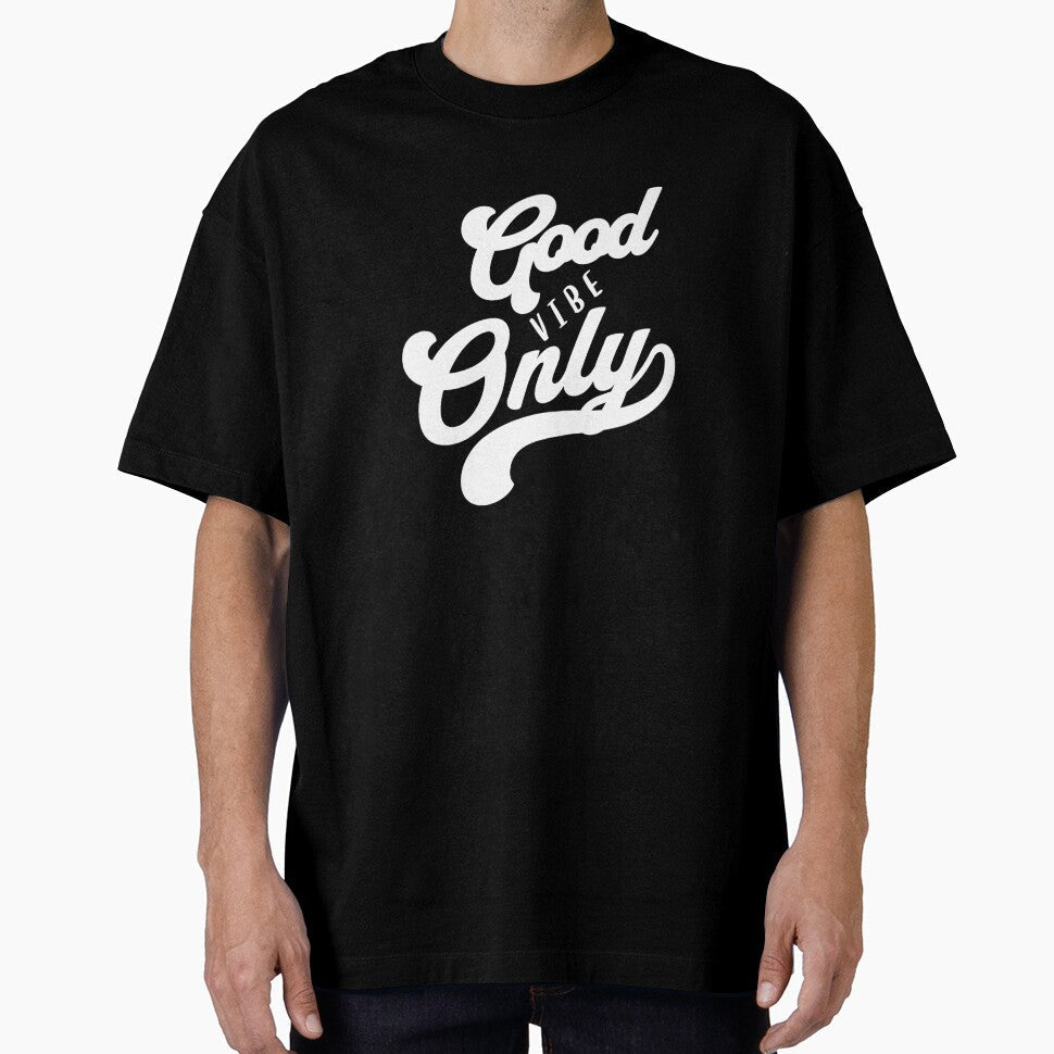 Good Vibes Only Retro Typography Positive Quote by - Adult & Kids T-Shirts, Sweatshirts & Hoodies apparel design preview 1