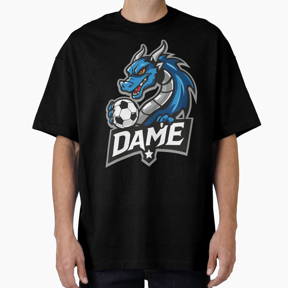 Blue Dragon Soccer Beast Fierce T-Shirt - Unique Graphic Men Women - T-Shirt, Sweatshirt, Hoodie
