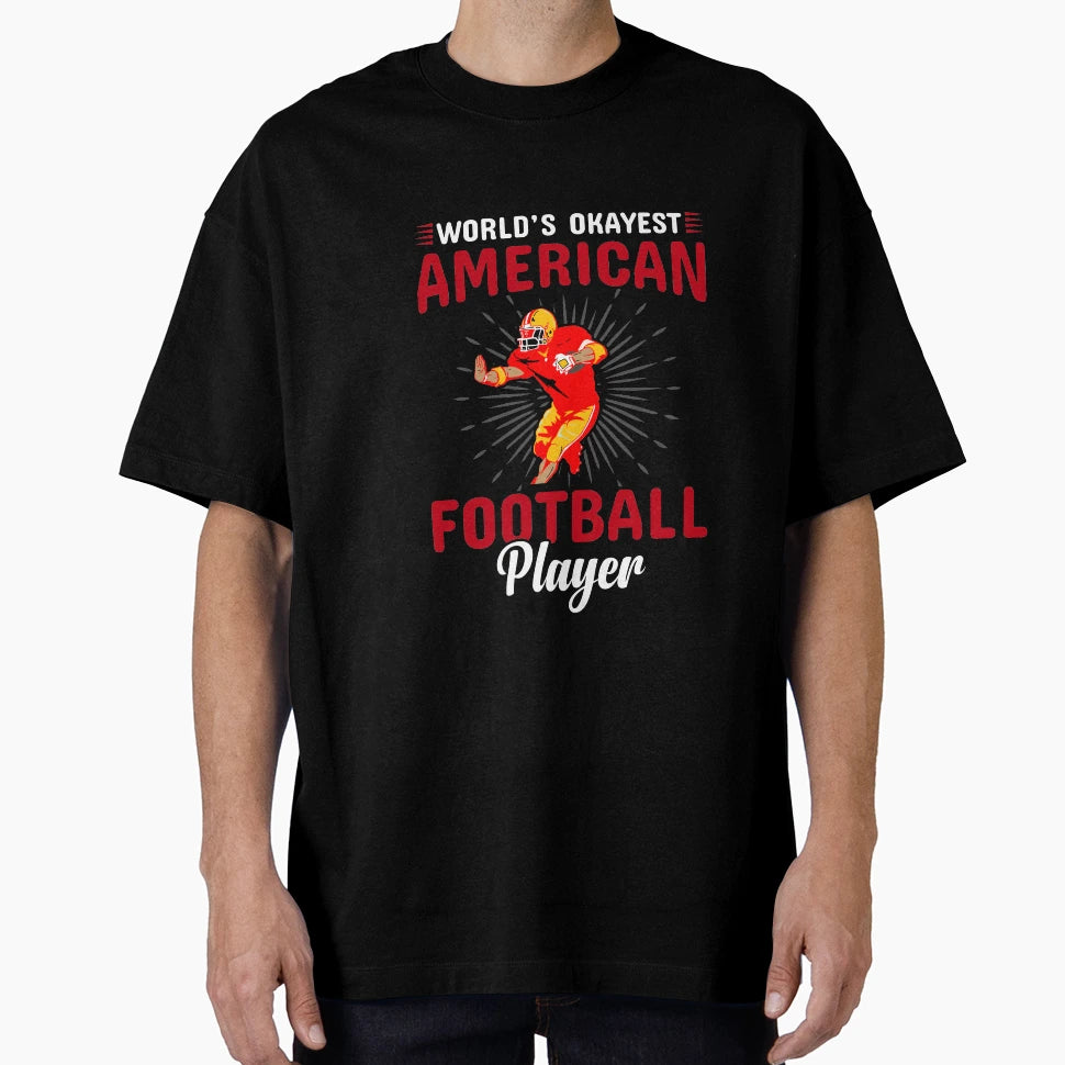 Football Lover American Football Player T-Shirt - Trendy Graphic Men Women - T-Shirt, Sweatshirt, Hoodie