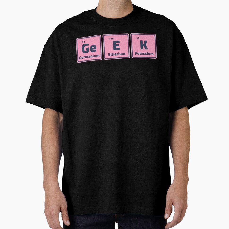 Geek Periodic Table Elements by m95sim - Adult & Kids T-Shirts, Sweatshirts & Hoodies apparel design preview 1