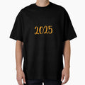 Senior 2025 Graduation Text And Number T-Shirt - Minimalist Print Men Women - T-Shirt, Sweatshirt, Hoodie