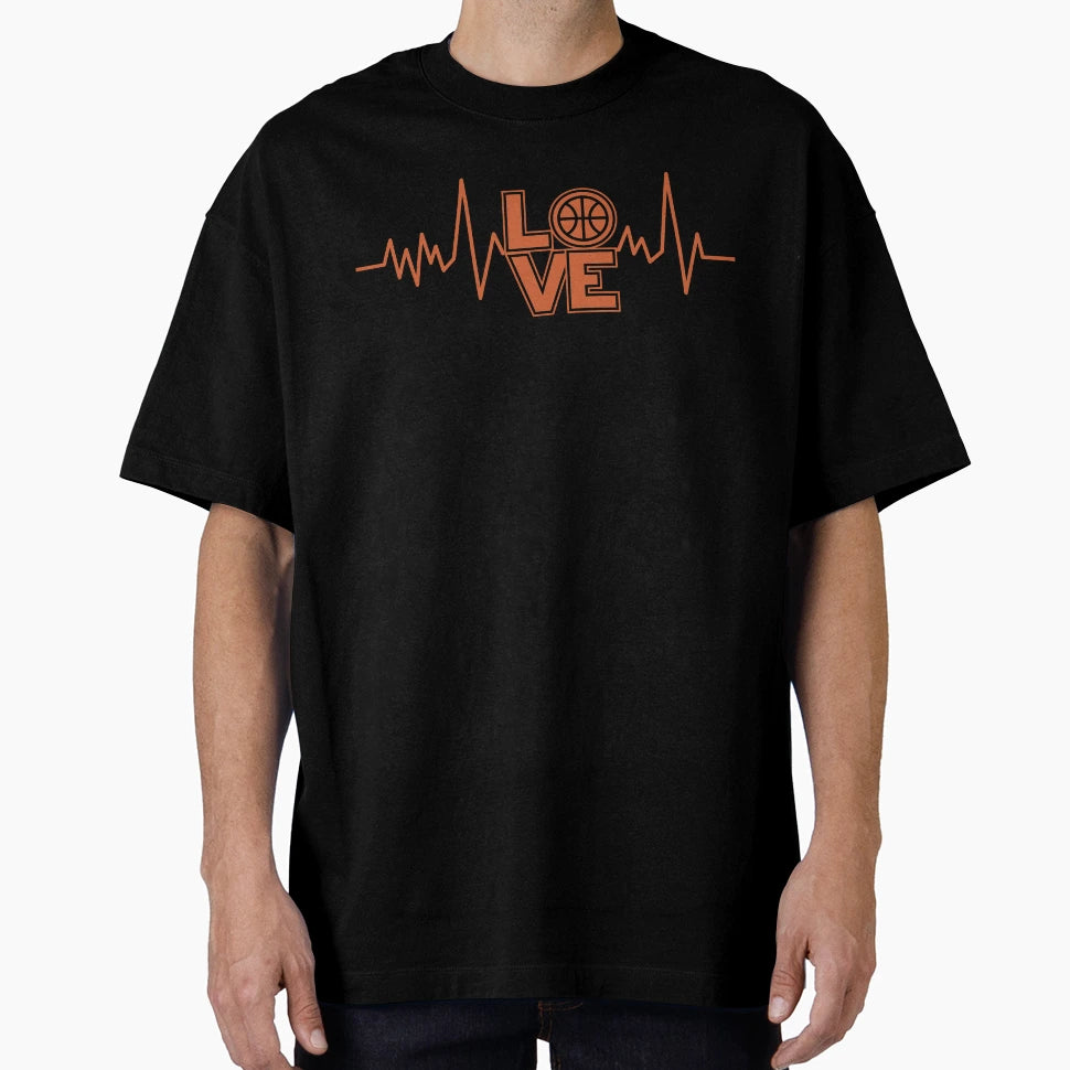 Basketball Heartbeat T-Shirt - Streetwear Style Men Women - T-Shirt, Sweatshirt, Hoodie