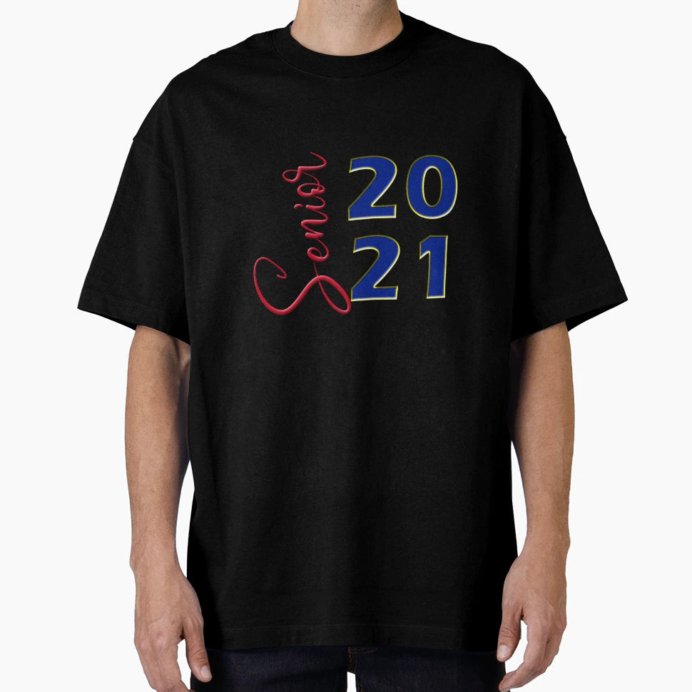 Senior 2021 Graduation Class 2021 T-Shirt - Trendy Graphic for Adults - T-Shirt, Sweatshirt, Hoodie