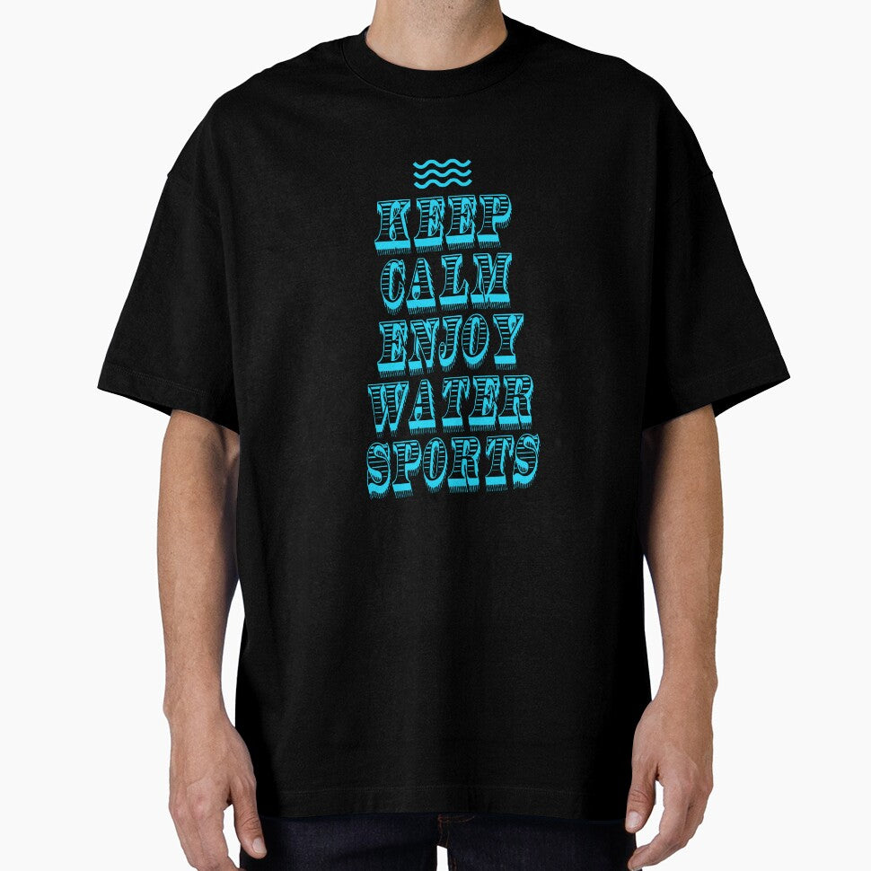 Keep Calm Enjoy Water Sports by saulmedia - Adult & Kids T-Shirts, Sweatshirts & Hoodies apparel design preview 1
