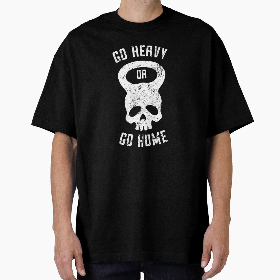 Go Heavy Bodybuilder Powerlifter by BananaKivi - Adult & Kids T-Shirts, Sweatshirts & Hoodies apparel design preview 1
