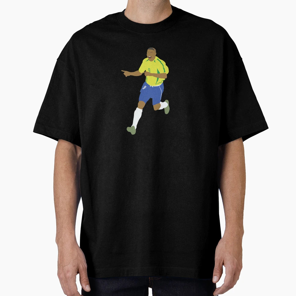 Ronaldo Il Fenomeno Brazil T-Shirt - Casual Everyday Wear for Adults - T-Shirt, Sweatshirt, Hoodie