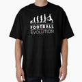 Football Is Evolution Message Parodie T-Shirt - Graphic Print for Adults - T-Shirt, Sweatshirt, Hoodie