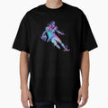American Football Player Watercolor T-Shirt - Fun Novelty Design Men Women - T-Shirt, Sweatshirt, Hoodie