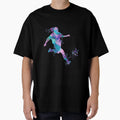 Soccer Player Kick Watercolor T-Shirt - Casual Everyday Wear Unisex - T-Shirt, Sweatshirt, Hoodie