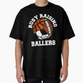 Busy Raising Ballers Funny Football T-Shirt - Casual Everyday Wear Unisex - T-Shirt, Sweatshirt, Hoodie