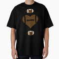 Valentines Heart Football T-Shirt - Fun Novelty Design Men Women - T-Shirt, Sweatshirt, Hoodie