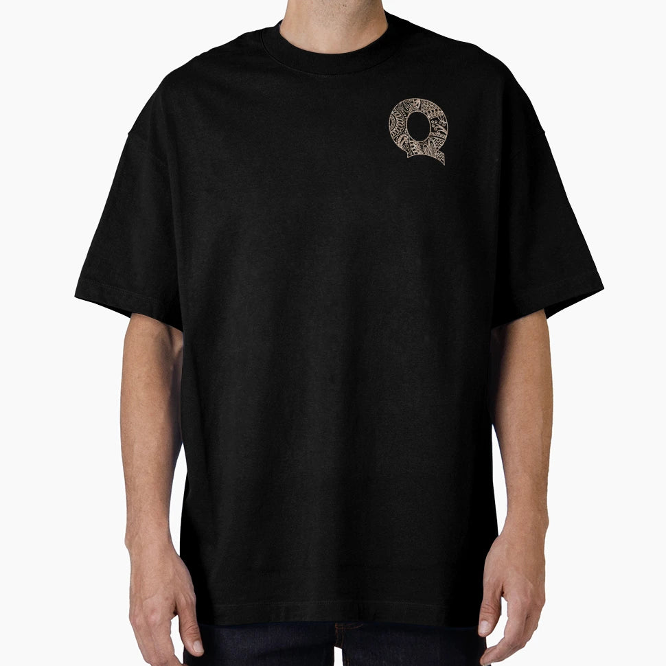 Floral Mandala Monogram Q T-Shirt - Casual Everyday Wear for Adults - T-Shirt, Sweatshirt, Hoodie