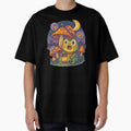 Magical Frog with Lantern and Mushrooms by - Adult & Kids T-Shirts, Sweatshirts & Hoodies apparel design preview 1