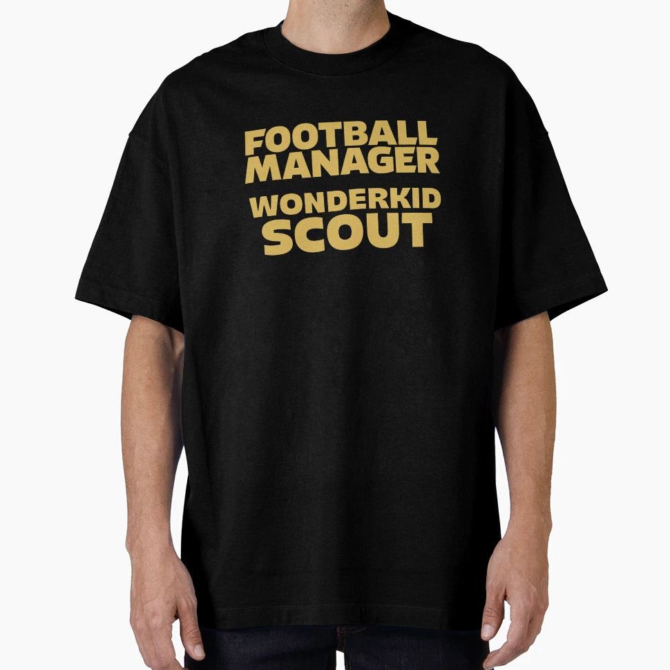 Football Manager Wonderkid Scout Gold T-Shirt - Unique Graphic Men Women - T-Shirt, Sweatshirt, Hoodie