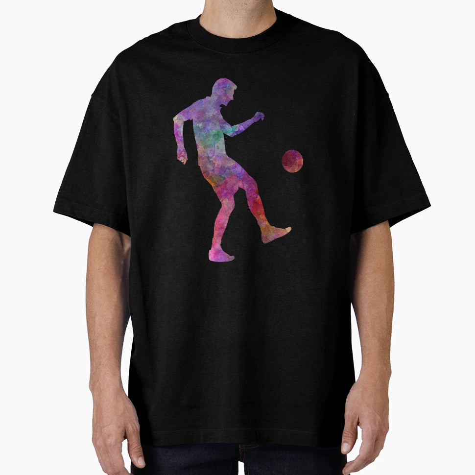 Soccer Football Player 04 T-Shirt - Aesthetic Graphic Unisex - T-Shirt, Sweatshirt, Hoodie