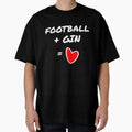 Football Gin Love T-Shirt - Casual Everyday Wear for Adults - T-Shirt, Sweatshirt, Hoodie