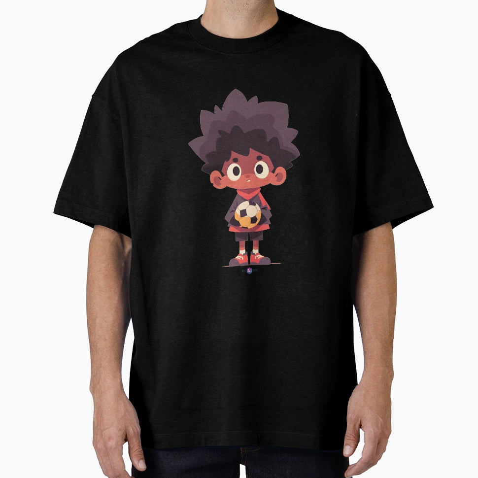 Chibi Goalkeeper T-Shirt - Minimalist Print Men Women - T-Shirt, Sweatshirt, Hoodie