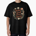 Wild Soul Free Spirit Boho Floral Design Aesthetic - Adult & Kids T-Shirts, Sweatshirts & Hoodies apparel design preview 1