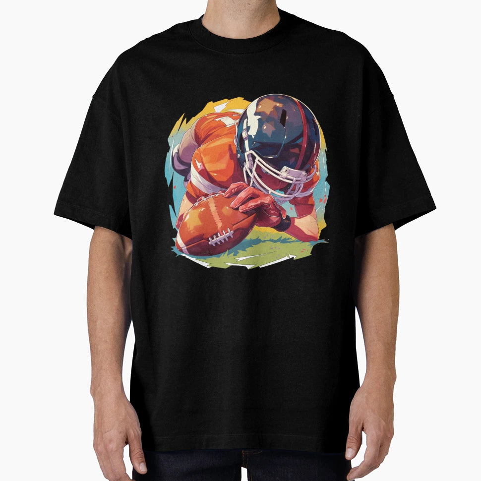 Football T-Shirt - Aesthetic Graphic for Adults - T-Shirt, Sweatshirt, Hoodie