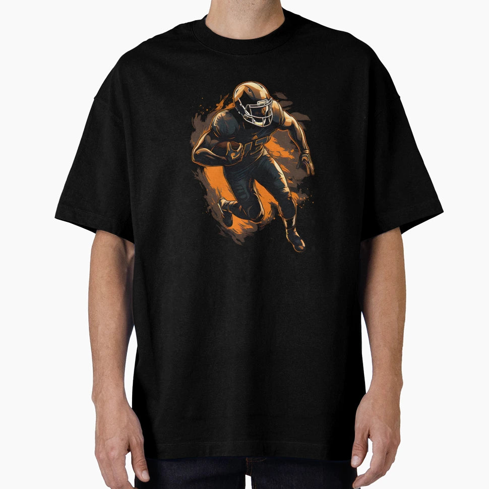 American Football Color Painting No 3 T-Shirt - Unique Graphic Unisex - T-Shirt, Sweatshirt, Hoodie